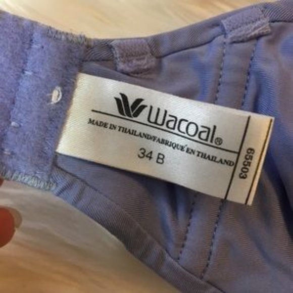 Lavender Wacoal Strapless Shapewear Bra 34B - Picture 3 of 7